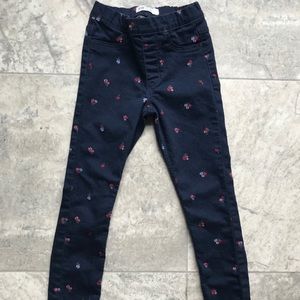 H&M girls flower pants